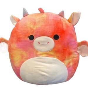 NEW Squishmallow Celestina the Dragon Tie Dye 16" 2021 NWT Toy EXCLUSIVE RARE